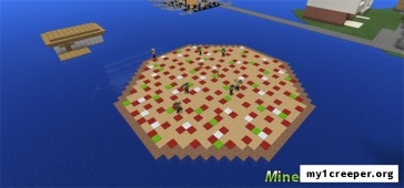Карта остров булыжников для minecraft pe 1.2. Скриншот №1