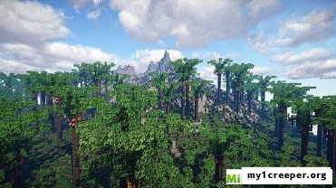 Карта custombiome для minecraft pe - джунгли. Скриншот №2