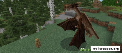 Dragons mod для minecraft pe 1.1. Скриншот №3