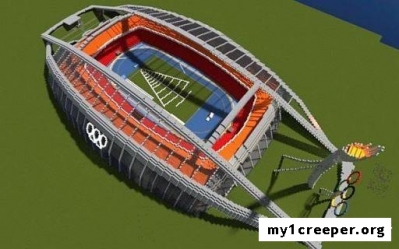 Olympic stadium карта для minecraft. Скриншот №2