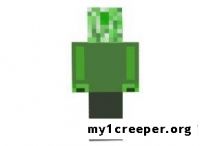Creeper rick скин для minecraft. Скриншот №1