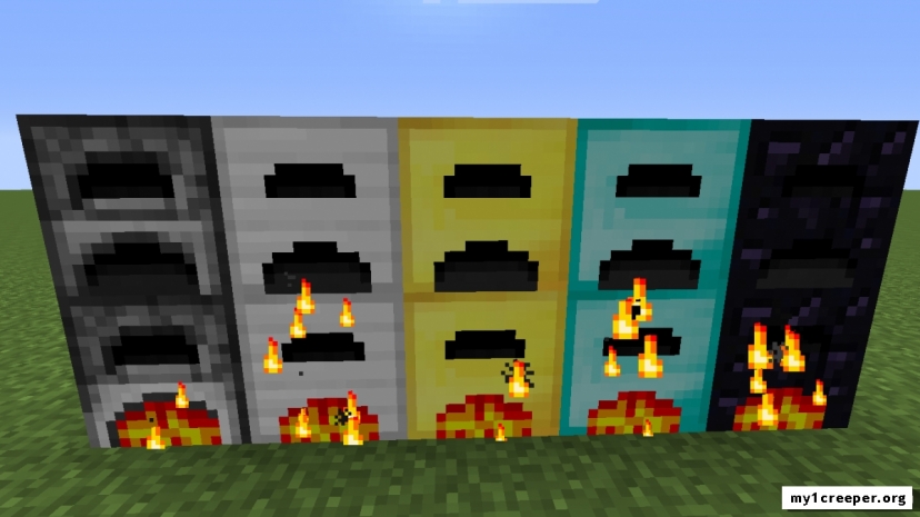 Мод iron furnaces для майнкрафт 1.7.10. Скриншот №1