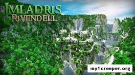 The valley of imladris – rivendell карта для minecraft