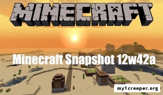 Minecraft snapshot 12w42a