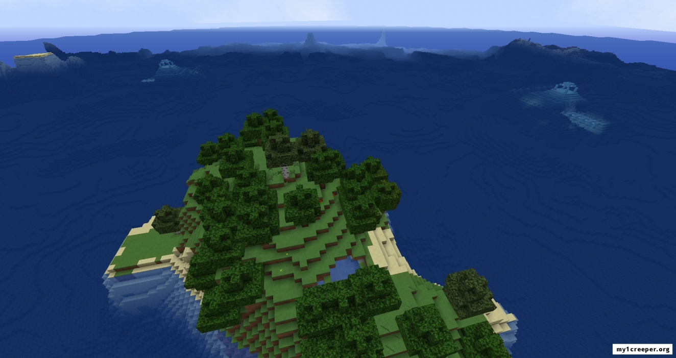 Остров с двумя подводными крепостями [1.12.2]. Скриншот №3