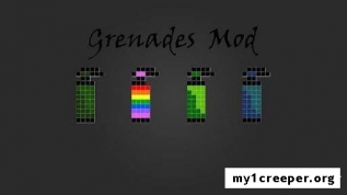 Grenades мод для minecraft 1.7.10. Скриншот №1