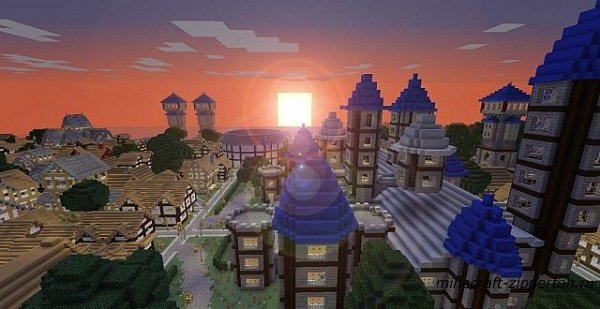 [Карта] Minecraft medieval town [Королевство Верона]