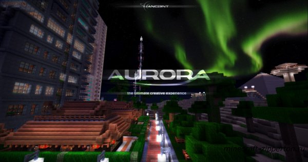 [128x128][1.3.2/1.3.1/1.2.5] Aurora - текстуры для постройки города
