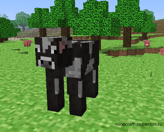 Корова (Cow) minecraft