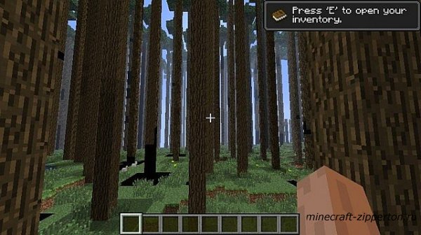 BIGtreebiome [1.3.2/1.3.1] - лес секвойи minecraft