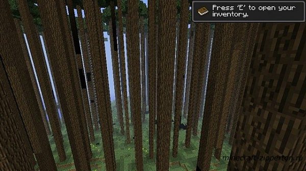 BIGtreebiome [1.3.2/1.3.1] - лес секвойи minecraft