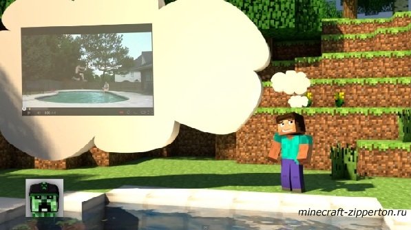 Minecraft - Epic Pooljump  [видео]