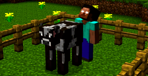 Корова и херобринт [minecraft анимация]