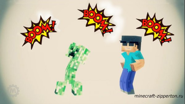 Minecraft Animation - Boom boom boom!!! [Видео]