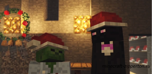 A Slamacow Christmas - A Minecraft Animation [видео]