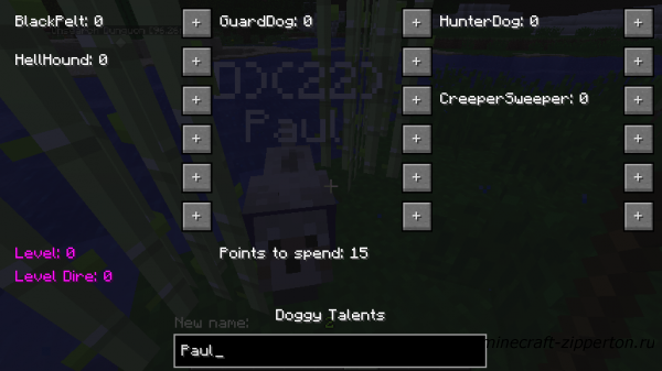 Doggy Talents [1.4.7/1.4.6]