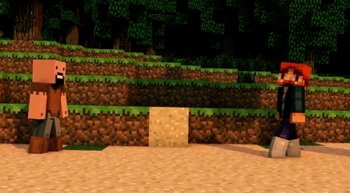 Notch Vs Jeb - Minecraft Animation [видео]