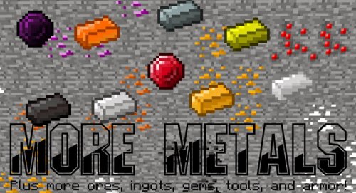 Мод More Metal для Minecraft 1.7.10