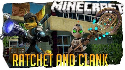 Ratchet and Clank мод для майнкрафт 1.6.4