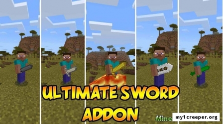 Мод ultimate sword addon для minecraft pe 1.2