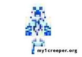 Blue mist creeper скин для minecraft. Скриншот №1