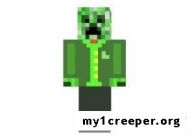 Creeper rick скин для minecraft