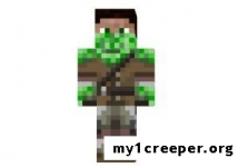 Creeper hunter скин для minecraft. Скриншот №1