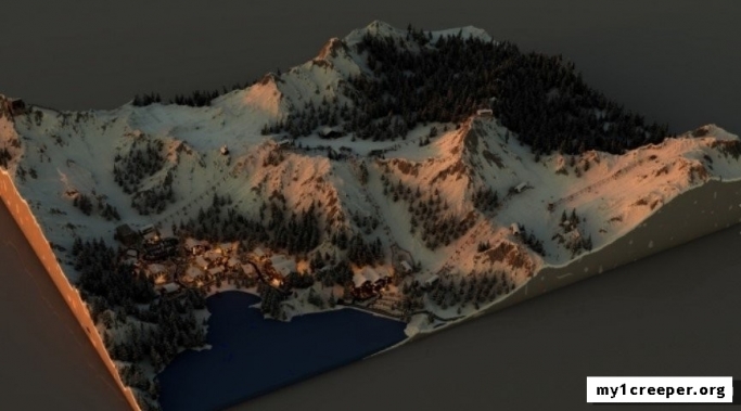 Карта realistic ski-resort для майнкрафт [1.12.2, 1.11.2, 1.8.9, 1.7.10]. Скриншот №6