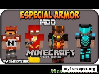 Мод especial armor mod для minecraft pe 1.0 0.17.0