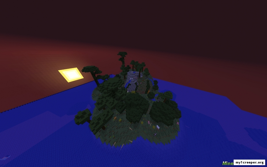 Карта остров для minecraft pc. Скриншот №6