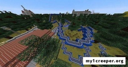 Minemios - le nouveau grand parc dattractions карта для minecraft. Скриншот №1