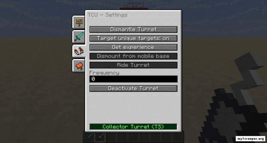 Turret мод для minecraft 1.5.1/1.5.2. Скриншот №4