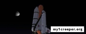 Space shuttle карта для minecraft. Скриншот №1