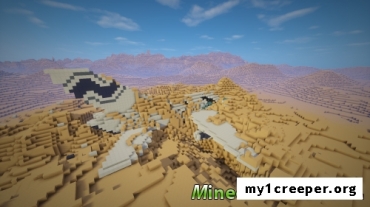 Карта на выживание "пески сахары" для minecraft pc 1.10 +. Скриншот №3