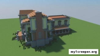 Large house карта для minecraft. Скриншот №2