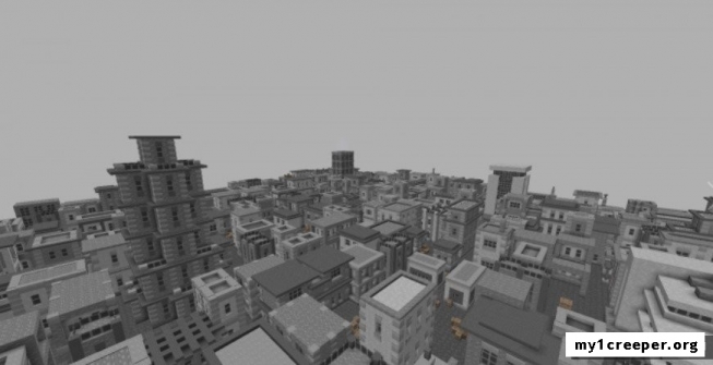 Карта downtown destruction для майнкрафт [1.12.2, 1.11.2, 1.8.9, 1.7.10]. Скриншот №1