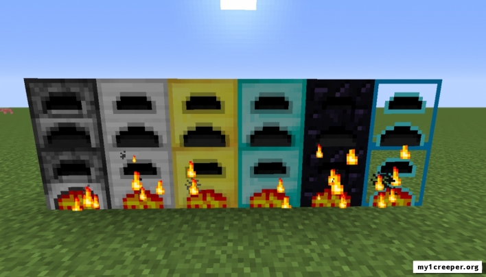 Мод iron furnaces для майнкрафт 1.7.10. Скриншот №2