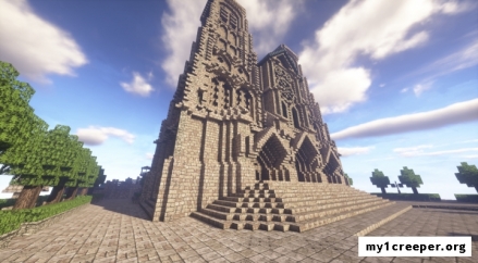A gothic cathedral [1.10.2] [1.10] [1.9.4]. Скриншот №1