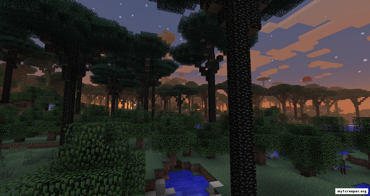 The twilight forest для майнкрафт 1.5.1. Скриншот №1