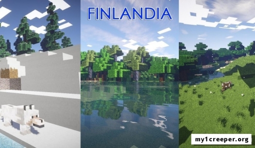 Текстуры finlandia realistic для minecraft 1.8.7 [64x]. Скриншот №4
