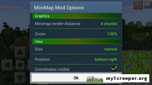 Мод smooth minimap для minecraft pe 1.0. Скриншот №5