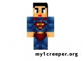 Super man original - скин для minecraft. Скриншот №1