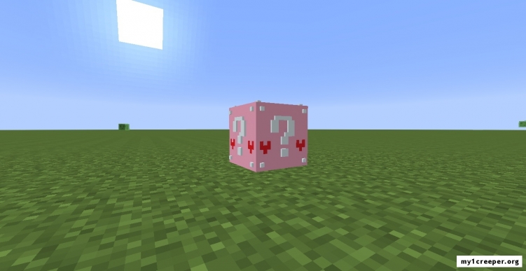 Lucky block pink [1.8] [1.7.10]. Скриншот №1