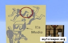 Its media - pixel art карта для minecraft. Скриншот №1