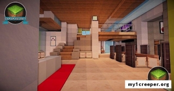Minecraft современный дом  [1.7.9]. Скриншот №5