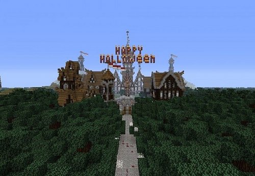 Halloween карта для Майнкрафт