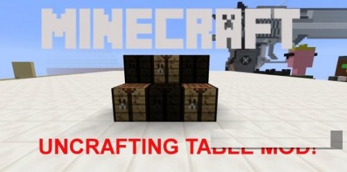 Uncrafting Table для Майнкрафт 1.6.2
