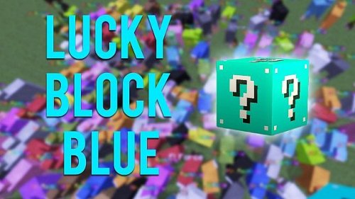Lucky Block Blue мод 1.7.10