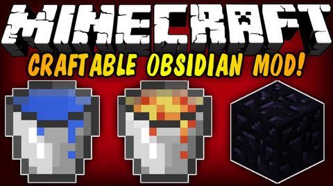 Craftable Obsidian 1.8