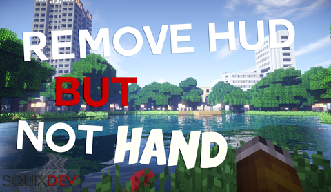 Remove HUD but not hand 1.8 скачать